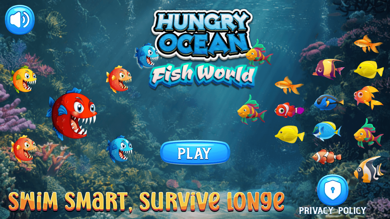 Hungry Ocean Fish World artwork